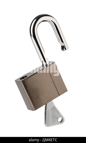 Metal padlock Stock Photo