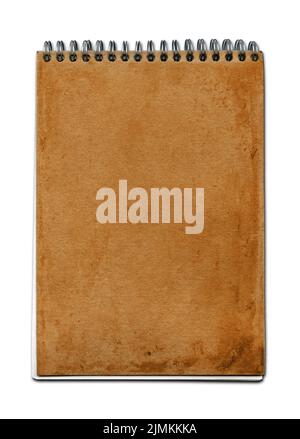 Vintage spiral close notebook Stock Photo