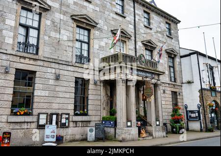 Beaumaris, UK- July 8, 2022: The Bulkeley Hotel in Beaumaris on the isalnd of Anglesey Wales Stock Photo