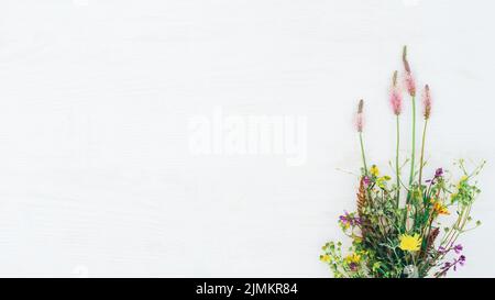 floral background plants decorative composition Stock Photo