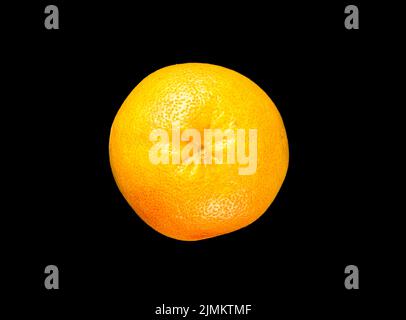 Grapefruit isolated on a black background Stock Photo