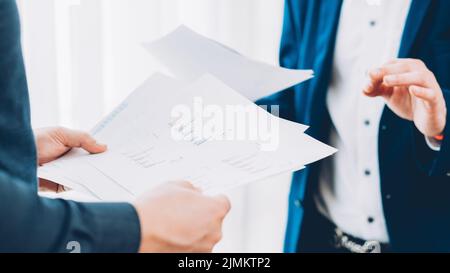 statistics report business strategy planning Stock Photo