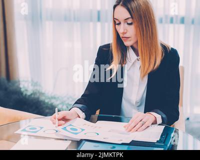 woman business successful female leader office Stock Photo