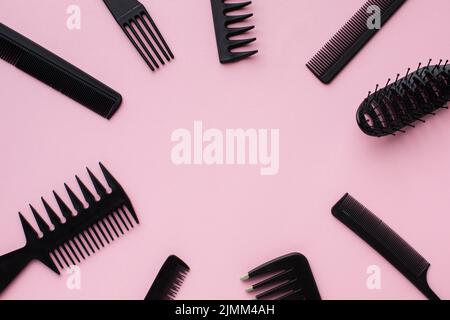 Copy space framed by hair equipment Stock Photo