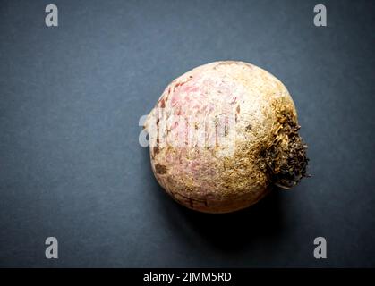 Beetroot on a black table background Stock Photo