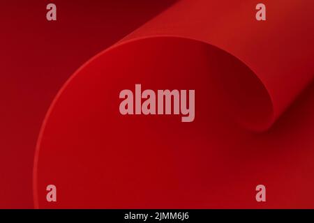 Swirl elegant red paper copy space surface Stock Photo