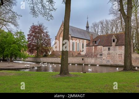 Lake of Love, Bruges, Belgium Stock Photo