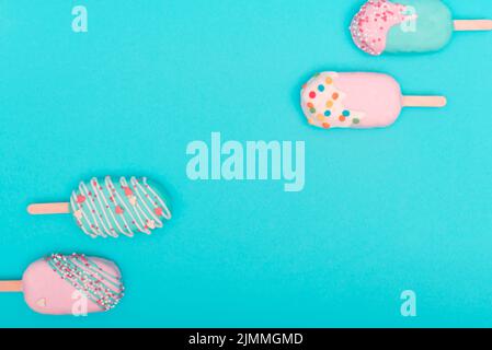 Creative cake pop concept Stock Photo