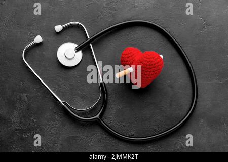 Stethoscope heart shape Stock Photo