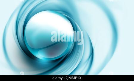 Abstract Business Background in Blue Tones Stock Photo