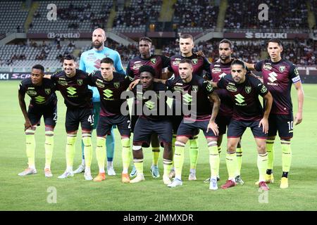 Players of Palermo FC pose for a team photo prior to the pre-season  friendly football match between Bologna FC and Palermo FC Stock Photo -  Alamy