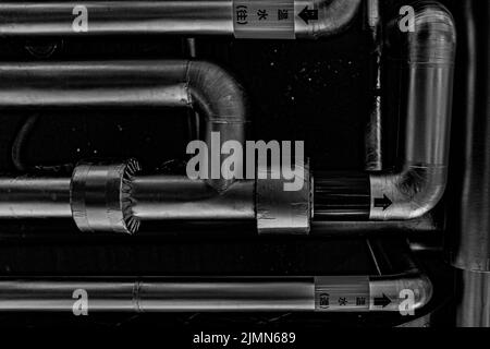 Plug and valve of plant Stock Photo