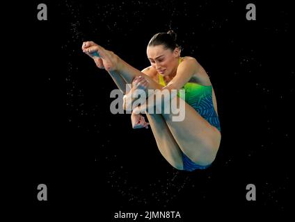 Australia’s Georgia Rae Leslie Sheehan in action during the Women’s 3m