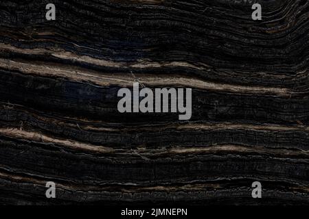 Black Wood marble background, stylish dark texture for personal interior. Stock Photo
