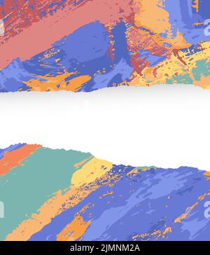 Abstract painted background template design Stock Photo