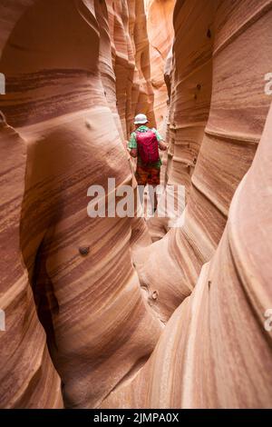 Slot canyon Stock Photo