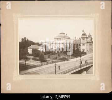 Seeling Heinrich (1852-1932), city theater in Bromberg (1894): View. Photo on paper, 49.1 x 58.5 cm (including scan edges) Seeling Heinrich  (1852-1932): Stadttheater, Bromberg Stock Photo