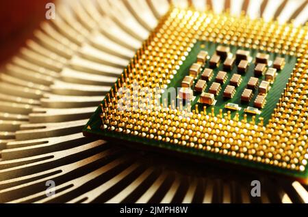 CPU chip Stock Photo
