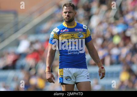 Leeds, UK. 07th Aug, 2022. Headingley Stadium, Leeds, West Yorkshire, 7th August 2022. Betfred Super League Leeds Rhinos v Salford Red Devils Aidan Sezer of Leeds Rhinos Credit: Touchlinepics/Alamy Live News Stock Photo