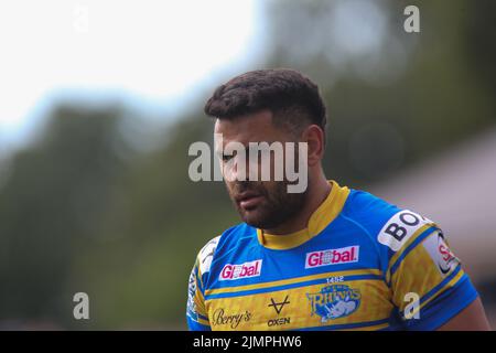 Leeds, UK. 07th Aug, 2022. Headingley Stadium, Leeds, West Yorkshire, 7th August 2022. Betfred Super League Leeds Rhinos v Salford Red Devils Rhyse Martin of Leeds Rhinos Credit: Touchlinepics/Alamy Live News Stock Photo