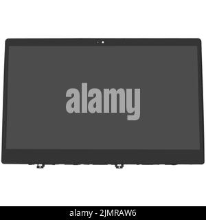 screen for laptop, tablet, spare part for tablet on white background Stock Photo