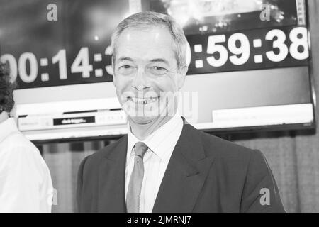 Dallas, TX - August 5, 2022: Nigel Farage attends CPAC Texas 2022 conference at Hilton Anatole Stock Photo