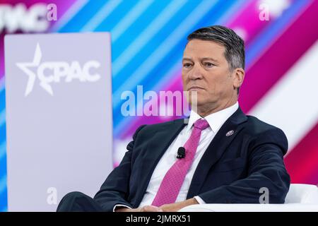 Dallas, TX - August 6, 2022: Congressman Ronny Jackson speaks during CPAC Texas 2022 conference at Hilton Anatole Stock Photo