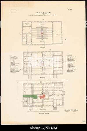 Wartenburg wirtschaftsgebaude grundriss keller hi-res stock