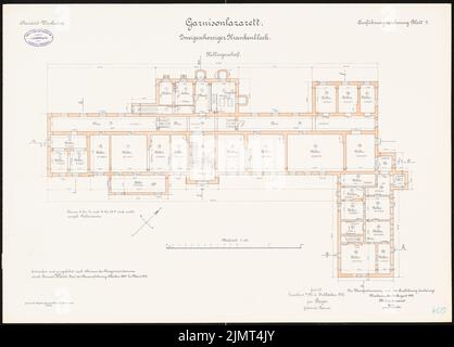 Unknown architect, Lazarett of the artillery barracks in Wiesbaden (28. ...