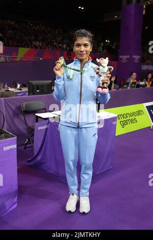 Birmingham, UK. 7th Aug, 2022. Common Wealth Games 2022: .NIKHAT (IND) won Gold against Northern Island (Credit Image: © Seshadri Sukumar/ZUMA Press Wire) Stock Photo