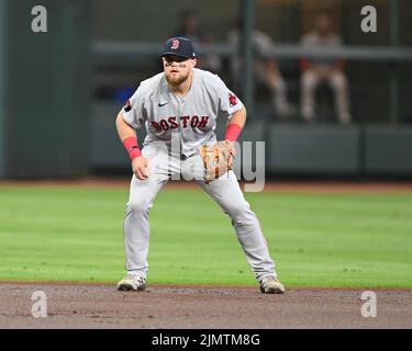 Boston Red Sox shortstop Christian Arroyo tags out Tampa Bay Rays