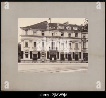 Unger (1743-1799), residential building Nauener Straße 34a in Potsdam (02.07.1912): View. Photo on paper, 37 x 42.6 cm (including scan edges) Unger  (1743-1799): Wohnhaus Nauener Straße 34a, Potsdam Stock Photo