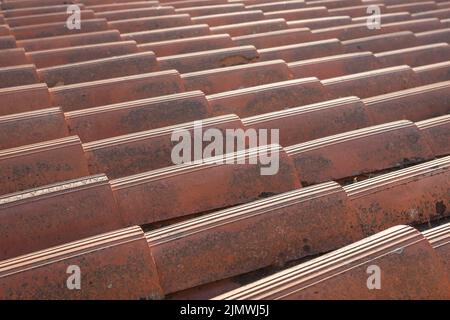 Old roof Stock Photo