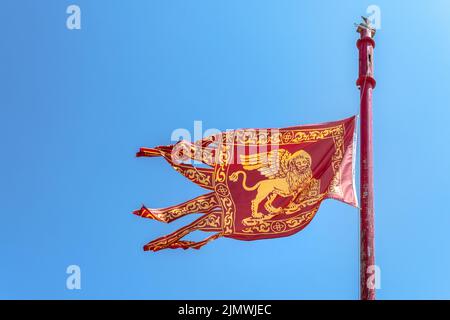 Serenissima republic flag Stock Photo