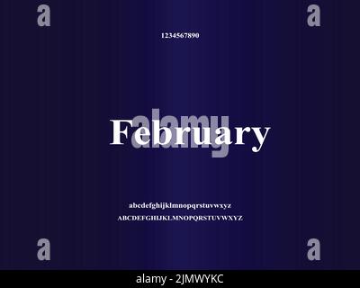 Elegant alphabet letters font and number. Typography uppercase and lowercase urban style fonts for technology. Stock Vector