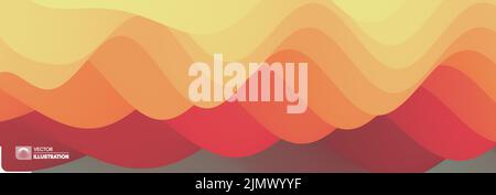 Abstract background with dynamic effect. Motion vector Illustration. Trendy gradients. Can be used for advertising, marketing, presentation. Stock Vector