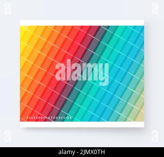 Abstract background with dynamic effect. Modern screen design for mobile app and web. 3d vector illustration for brochure, banner, flyer or presentati Stock Vector