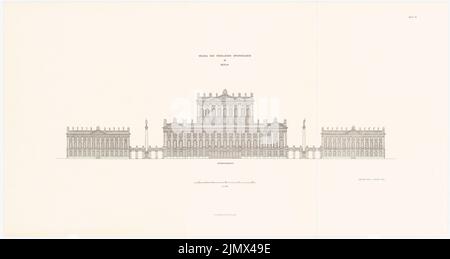 Hoffmann Ludwig (1852-1932), Royal Opera in Berlin-Tiergarten (1913-1914): Not yet recorded. Material/technology N.N. recorded, 45.7 x 86 cm (including scan edges) Hoffmann Ludwig  (1852-1932): Königliche Oper, Berlin-Tiergarten Stock Photo