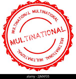 Grunge red origin word round rubber seal stamp on white background ...