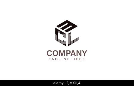 Letter MCL Logo, Three Letter Logo, Alphabet M C L Hexagon Shape Vector Icon Template Stock Vector