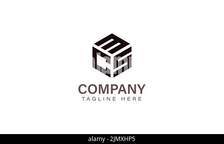 Letter MCS Logo, Three Letter Logo, Alphabet M C S Hexagon Shape Vector Icon Template Stock Vector