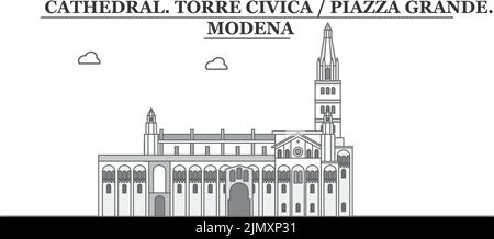 Urban vector city map of Modena, Italy Stock Vector Image & Art - Alamy