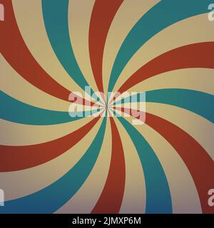 Vintage colorful background on the theme of the circus for printing and design. Vector illustration. Stock Vector