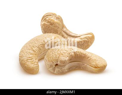 Cashew nuts isolated on white background Stock Photo