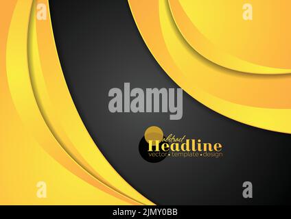 Abstract modern corporate waves vector art background Stock Vector