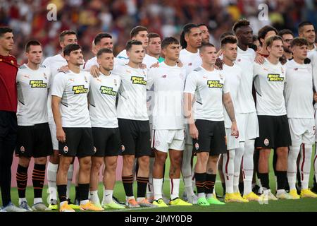Rome, Italy. 07th Aug, 2022. Rome, Italy 07.08.2022: Pre-Season Friendly 2022/2023 match between AS Roma vs Shakhtar Donetsk at the Olimpic Stadium in Rome on 07 August 2022. Credit: Independent Photo Agency/Alamy Live News