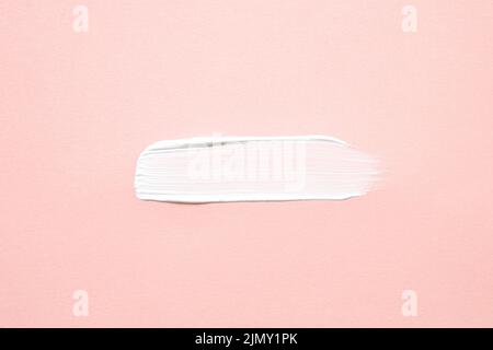 Stroke white paint pink Stock Photo