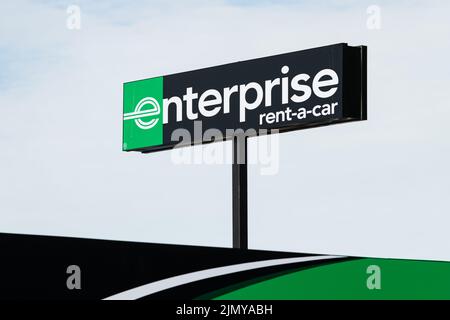 Enterprise rent-car-sign Stock Photo