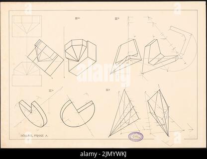 Franz Böhmer (1907-1943): Performing geometry Stock Photo