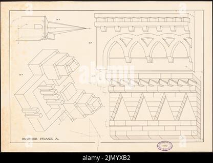 Böhmer Franz (1907-1943), performing geometry (02.07.1926): Performing geometry. Tusche aqarelles on cardboard, 50.5 x 70.1 cm (including scan edges) Stock Photo